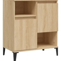 vidaXL Byråer>Byrå sonoma-ek 60x35x70 cm konstruerat trä