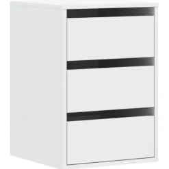 vidaXL Byråer>Byrå vit 40x41x58 cm konstruerat trä