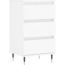 vidaXL Byråer>Byrå vit 40x35x70 cm konstruerat trä