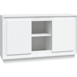 vidaXL Sideboards>Byrå vit 102x35x60 cm konstruerat trä
