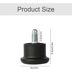 Kontorsmöbler>Byte av fasta hjul för kontorsstol - Ersättningsstationära H