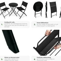 tectake Balkongmöbler><noscript><img width=