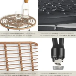 tectake Balkongmöbler><noscript><img width=