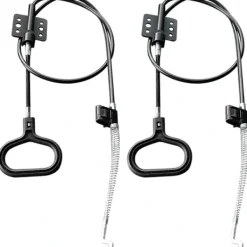 Fåtöljer>【CA】Handtag Recliner Dragkabel Fjäder, Recliner Ersättningsdelar Soffa Pålitlig Släpp Dragkablar D-Ring Handtag (Svart/2 st)
