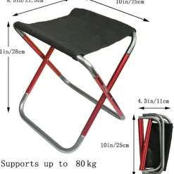 Pallar>Camping Vikbar Pall Mini Utomhus Hopfällbar Slappstol Säte