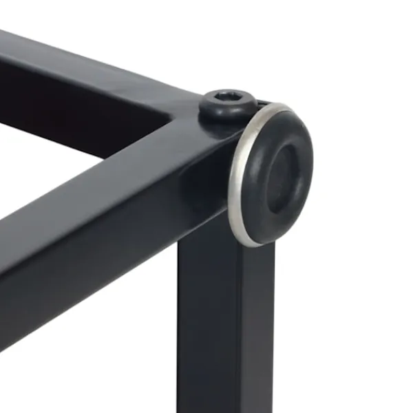 Northix Småbord>C-format sidobord, 2 nivåer, metallram