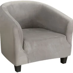 Soffor>Chesterfield Lastique Stretchfåtölj i sammet, stretchfåtölj i sammet, tvättbar, skyddande fåtöljöverdrag Tullsta