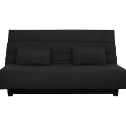 DUNLOPILLO Soffor>Clic clac 2-sits bänk REVEUR - tyg - madrass - Säng 188x128 cm