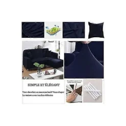 Soffor>(190-230cm) Grått sofföverdrag sektionssoffa stretch soffa med vänster/höger meridian skydd