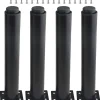 Sängar>(25-42cm, svart) Set med 4 robusta justerbara möbelben i metall för bord, sängar, soffor