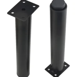 Sängar>(25-42cm, svart) Set med 4 robusta justerbara möbelben i metall för bord, sängar, soffor