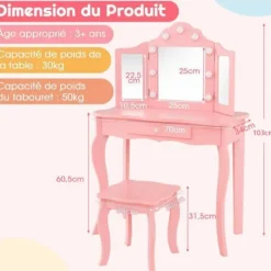 COSTWAY Sminkbord><noscript><img width=