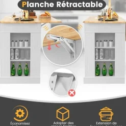 COSTWAY Köksö><noscript><img width=