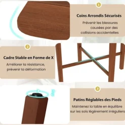 COSTWAY Matbord><noscript><img width=