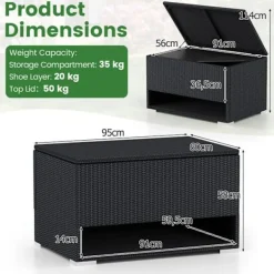 COSTWAY Kistor & Koffertar><noscript><img width=