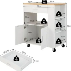 COSTWAY Köksö><noscript><img width=