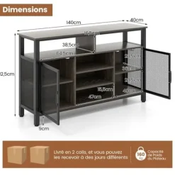 COSTWAY Sideboards><noscript><img width=
