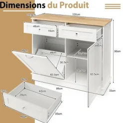 COSTWAY Köksö><noscript><img width=