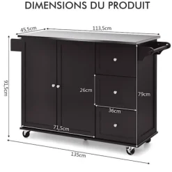 COSTWAY Köksö><noscript><img width=