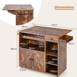 COSTWAY Köksö><noscript><img width=