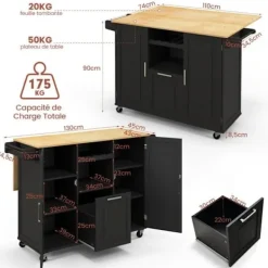 COSTWAY Köksö><noscript><img width=