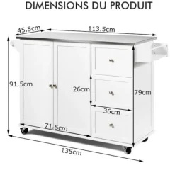 COSTWAY Köksö><noscript><img width=