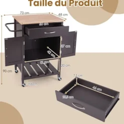 COSTWAY Köksö><noscript><img width=