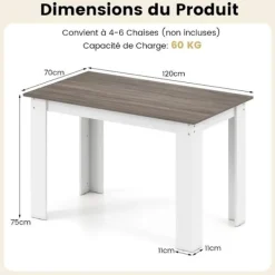 COSTWAY Matbord><noscript><img width=