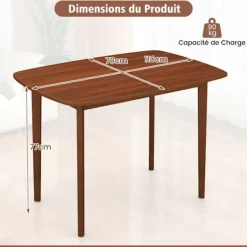 COSTWAY Matbord><noscript><img width=