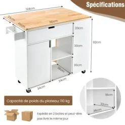 COSTWAY Köksö><noscript><img width=