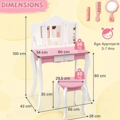 COSTWAY Sminkbord><noscript><img width=