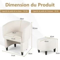 COSTWAY Fåtöljer><noscript><img width=