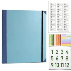 Kontorsmöbler>Dokumentorganisatör, "Om jag försvinner"-pärm, kompatibel med viktiga papper, organisatör för dödsbo planering, födelsebevis