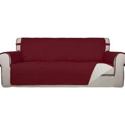 Soffor>Dubbelsidig Quiltat Sofföverdrag, Vattentätt Sofföverdrag Möbelskydd, Halkfritt Elastiskt Tvättbart