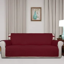 Soffor>Dubbelsidig Quiltat Sofföverdrag, Vattentätt Sofföverdrag Möbelskydd, Halkfritt Elastiskt Tvättbart