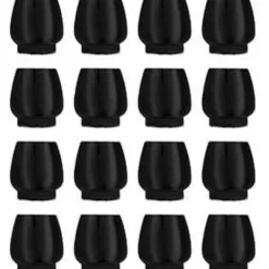 Stolar>/EA/16-pack - Möbelben / Silikonfötter för stol - Golvskydd Svart