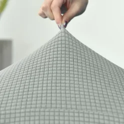 Soffor>Elastiskt Komplett Paket 160 Majs Fleece Sofföverdrag Skydd Blå Sten Three people 190-230cm