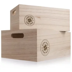 Northix Kistor & Koffertar>Elegant förvaringskista med handtag för enkel transport