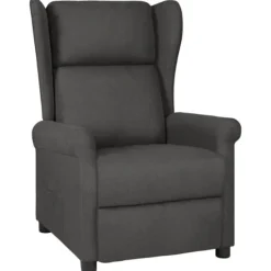 vidaXL Fåtöljer>Elektrisk reclinerfåtölj mörkgrå tyg