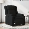 vidaXL Fåtöljer>Elektrisk reclinerfåtölj svart tyg