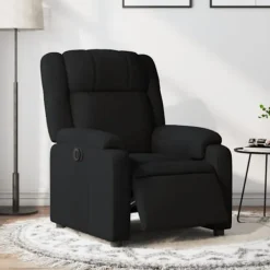 vidaXL Fåtöljer>Elektrisk reclinerfåtölj svart tyg