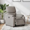 vidaXL Fåtöljer>Elektrisk reclinerfåtölj taupe tyg