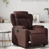 vidaXL Fåtöljer>Elektronisk reclinerfåtölj brun konstläder