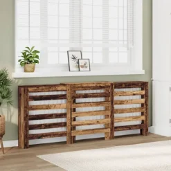 vidaXL Hyllor>Elementskydd åldrat trä 205x21,5x83,5 cm konstruerat trä