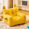 Sittsäckar>Enkel Soffa Barn Liten Soffstol Baby Läshörna Barn-FA- Gul