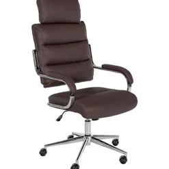 BellaFurn Kontorsmöbler>Ergonomisk kontorsstol - Kontorsordförande - Hög stabilitet och långvarig komfort | Färg: Vit