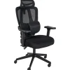 BellaFurn Kontorsmöbler>Ergonomisk kontorsstol - Swivel Chair - Besvärbart nätmaterial, optimal sittkomfort | Färg: Svart
