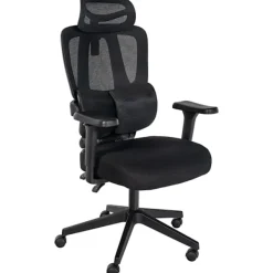 BellaFurn Kontorsmöbler>Ergonomisk kontorsstol - Swivel Chair - Besvärbart nätmaterial, optimal sittkomfort | Färg: Svart