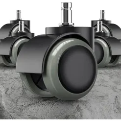 Kontorsmöbler>Ersättningshjul för IKEA kontorsstolar 5-pack 10mm x 22mm Tyst Rullande Hjulset Universal Kraftiga Svänghjul