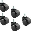 Kontorsmöbler>Ersättningshjul för IKEA kontorsstolar 5-pack 10mm x 22mm